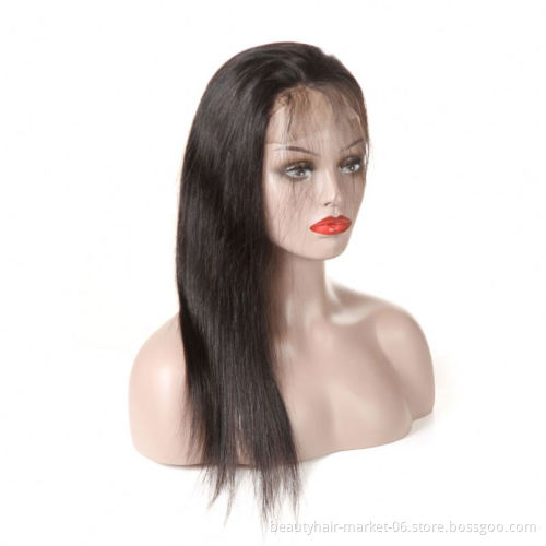 Double Drawn Cuticle Aligned Raw Indian Virgin Hair Unprocessed,Body Wave Human Hair Full Lace Wig , Full Lace Human Hair Wig